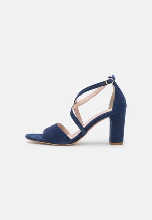 Sandalen met hoge hak - dark blue
