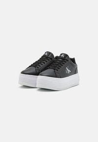 Calvin Klein Jeans BOLD LACE - Sneakers basse - black/eggshell