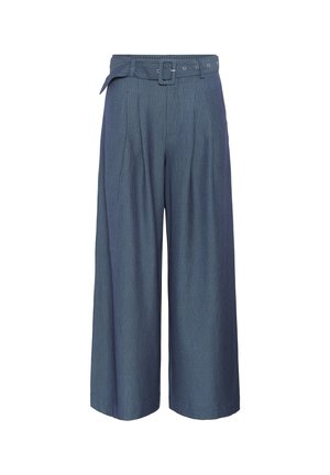 My Essential Wardrobe VITTAMW WIDE - Pantaloni - dark slate w stripe