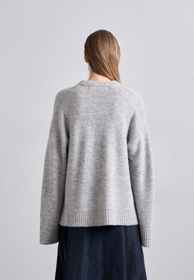 DESIGNERS REMIX VERONA SLIT - Camisola - light grey