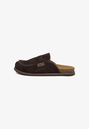 Desa, DESA MAN SLIPPERS - Clogs - dark brown