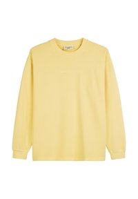 Sweatshirt - pale yellow