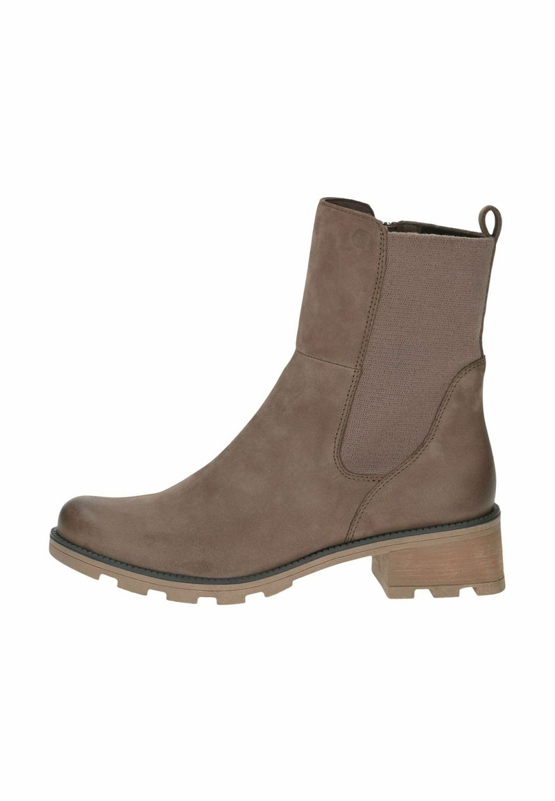 Caprice Botines - taupe nubuc
