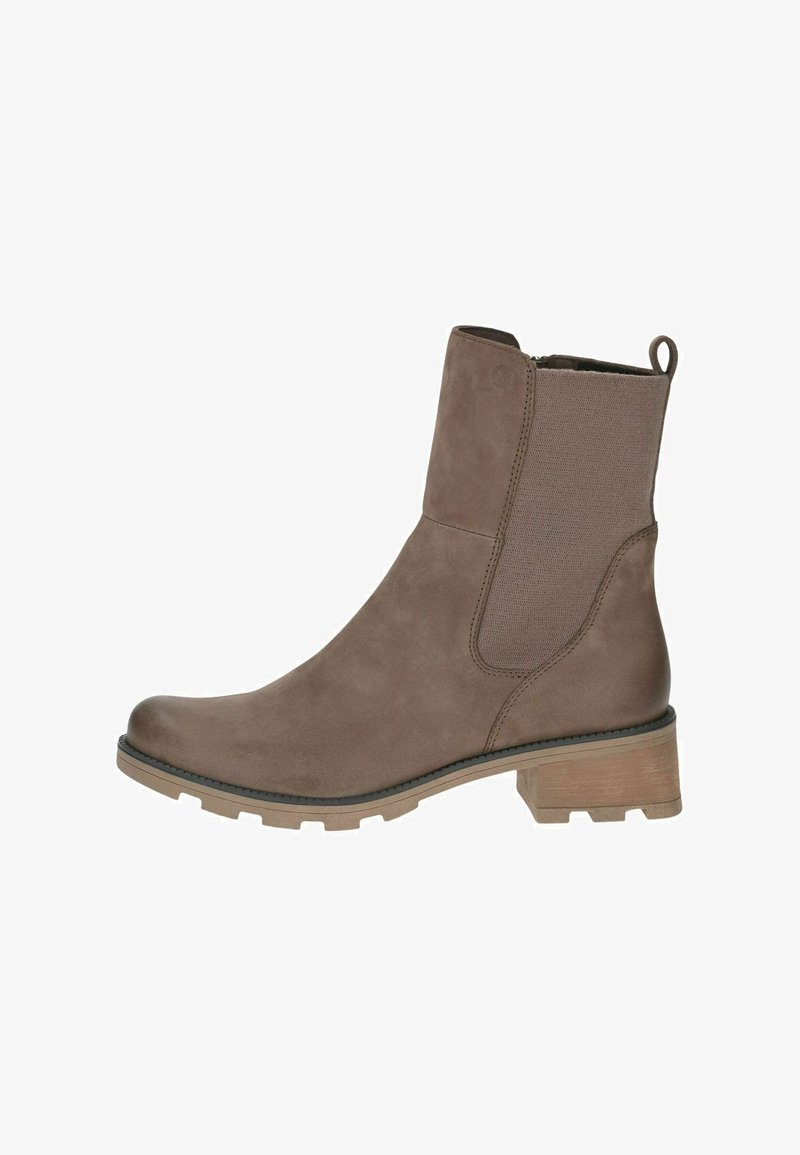 Caprice Botines - taupe nubuc