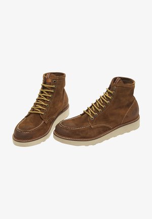 Weinbrenner Bottines à lacets - marrone