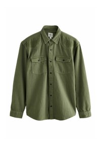 Next REGULAR FIT - LONG SLEEVE EMBROIDERED  - Skjorter - sage green