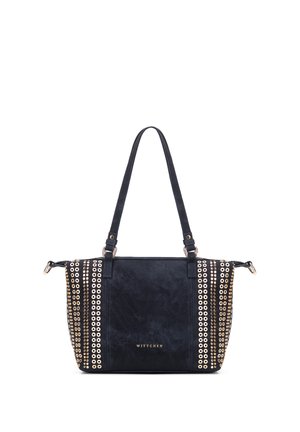 WITH DECORATIVE STUDS - Handtas - dark blue