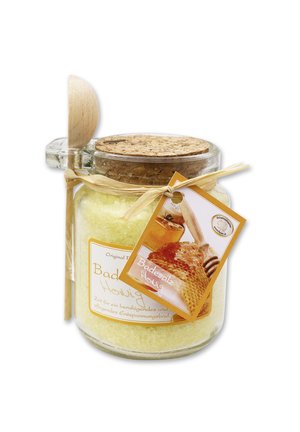 Florex BADESALZ HONIG GLAS MIT HOLZLÖFFEL 300 G - Body scrub