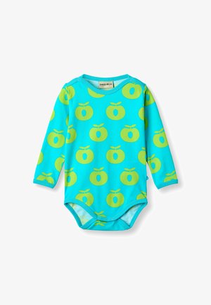 Småfolk, LONG-SLEEVED WITH APPLES - Body - blue atoll