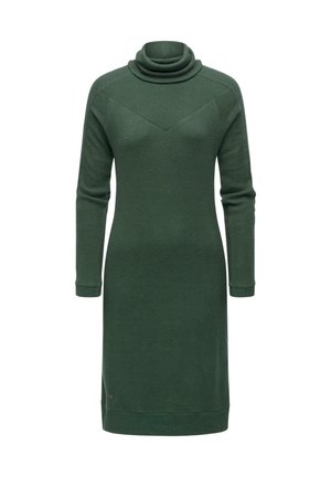PEONA - Gebreide jurk - pine green