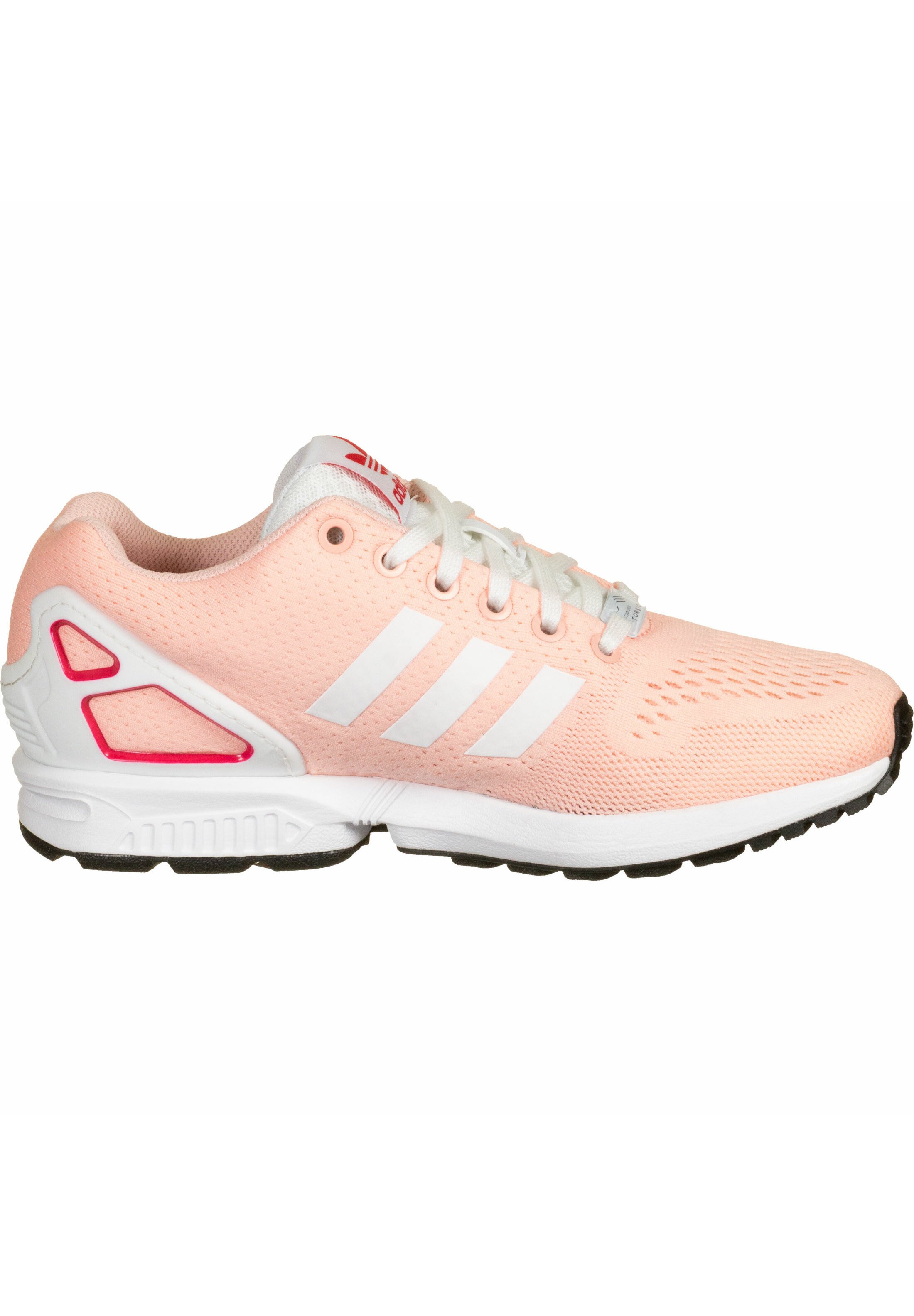 adidas Originals ZX FLUX - Sneakers laag - haze coral/donkerroze - Zalando .nl