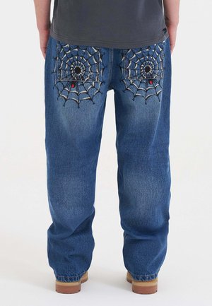 Relaxed fit jeans - mid blue