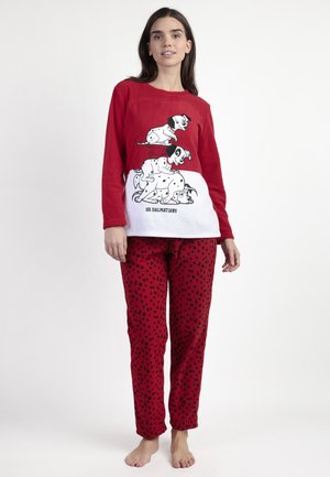 MANGA LARGA CALENTITO DALMATIANS VARSITY SET - Conjunto de pijama - rojo