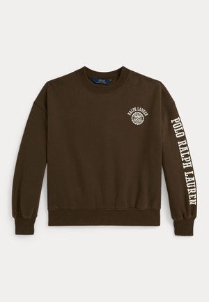 LOGO CREST FLEECE SWEATSHIRT - Melegítőfelső - court brown