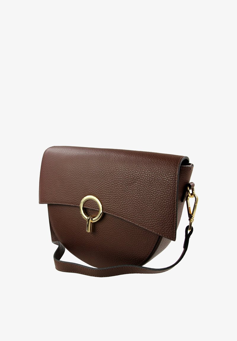 DrachenLeder CITY TOSCANTO - Schoudertas - dunkelbraun