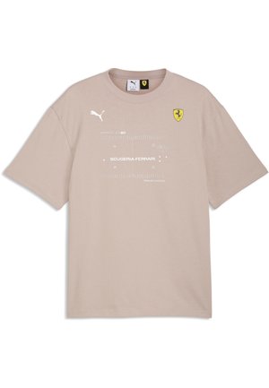 SCUDERIA FERRARI PREMIUM - T-shirt imprimé - rose latte