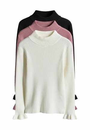 REGULAR FIT - 3 PACK - Long sleeved top - black pink