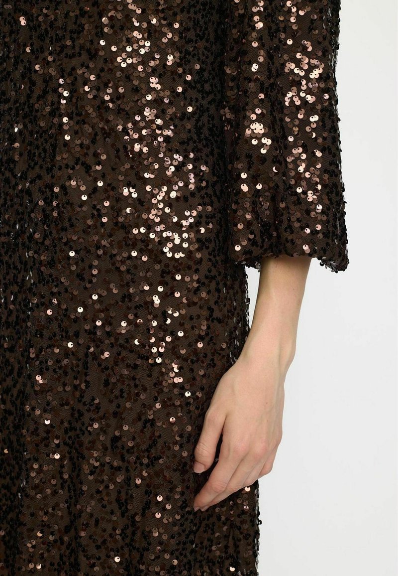 Soft Rebels SRAUDREY - Cocktail dress / Party dress - chocolate plum/dark  brown - Zalando.ie