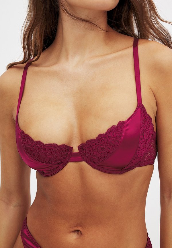 DETAIL WIRE - Bügel BH - burgundy