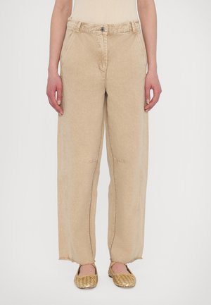 MONILE - Traperice opuštenog kroja - beige