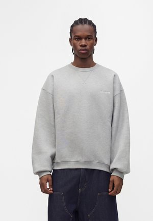 Carhartt WIP, EBBERT - Суитшърт - grey heather/white