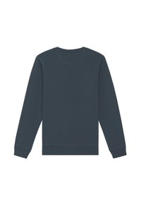 Königsblaues Sweatshirt mit langen Ärmeln, Rundhalsausschnitt und gerippten Bündchen. Glattes, einfarbiges Material ohne sichtbare Muster oder Hardware-Details.