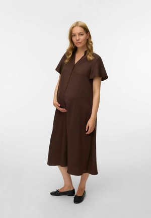 MLLIFINA UMSTANDS - Robe chemise - chocolate torte