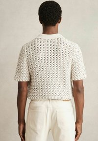Reiss REGULAR FIT - ROULETTE TEXTURED CUBAN COLLAR  - Overhemd - natural