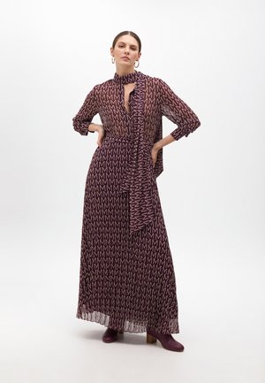 Vestido largo - burgundy