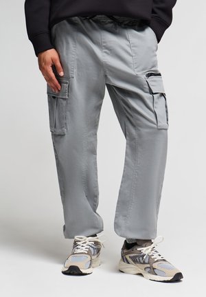 Terranova, PANTALONE LUNGO TINTA UNITA - Pantaloni cargo - grigio piombo