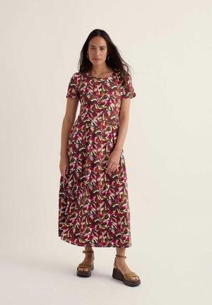 Seasalt Cornwall, SEASALT CORNWALL S/S VERONICA DRESS - Rochie din jerseu - abstract protea chalk