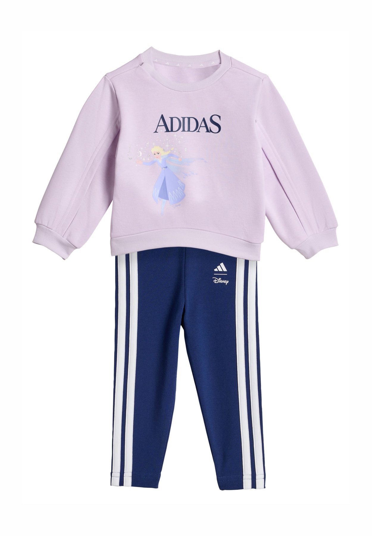 adidas DISNEY FROZEN JOGGER SET - Tracksuit - ice lavender/dark blue