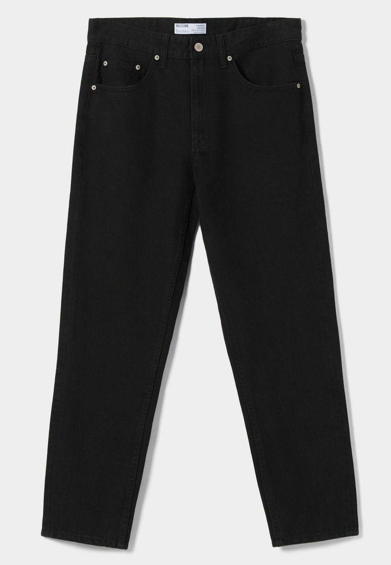 Bershka Straight leg jeans zwart
