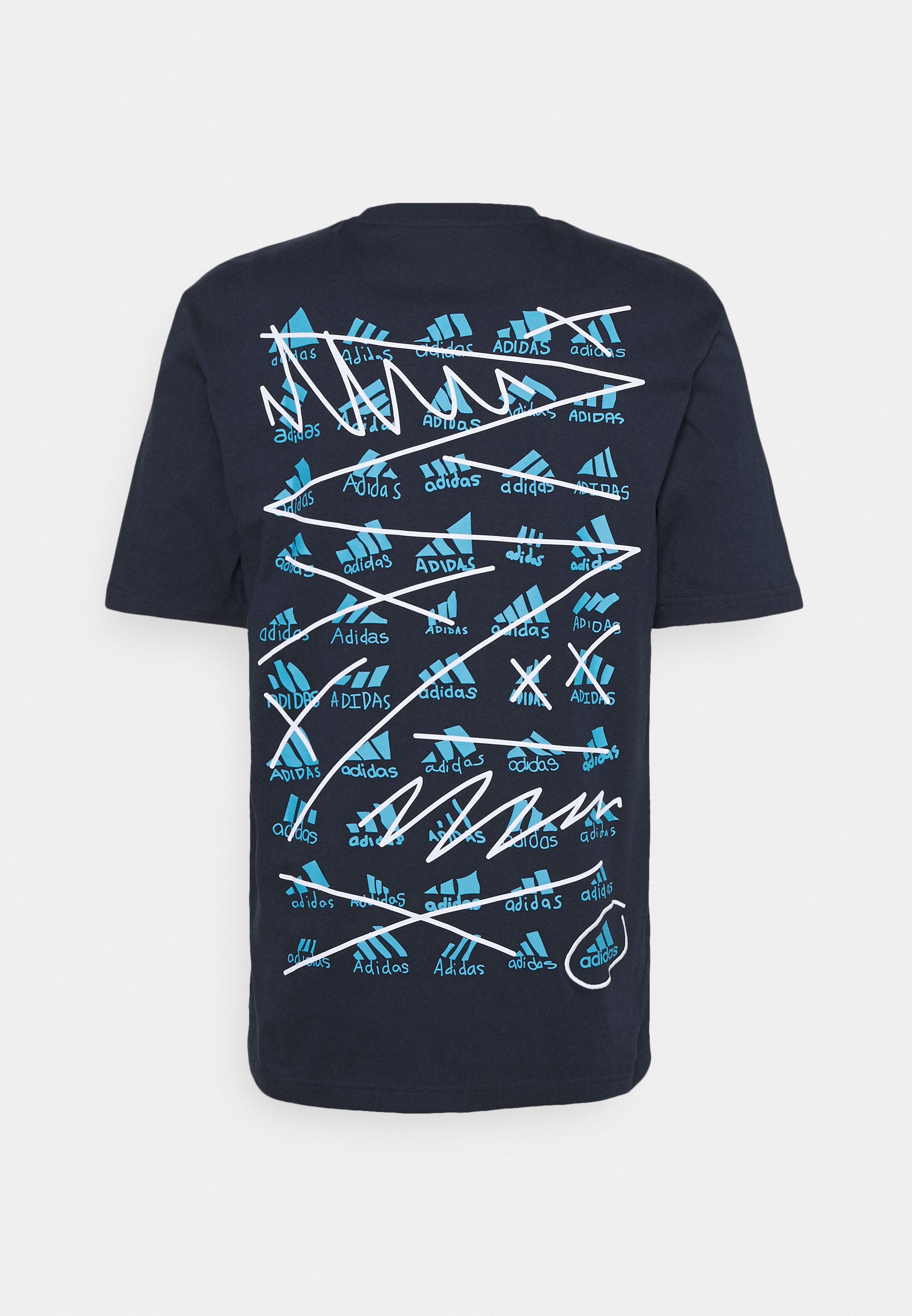 adidas Performance SCRIBBLE TEE - Print 
