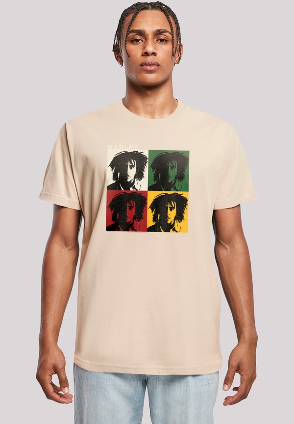BOB MARLEY  - T-Shirt print - sand