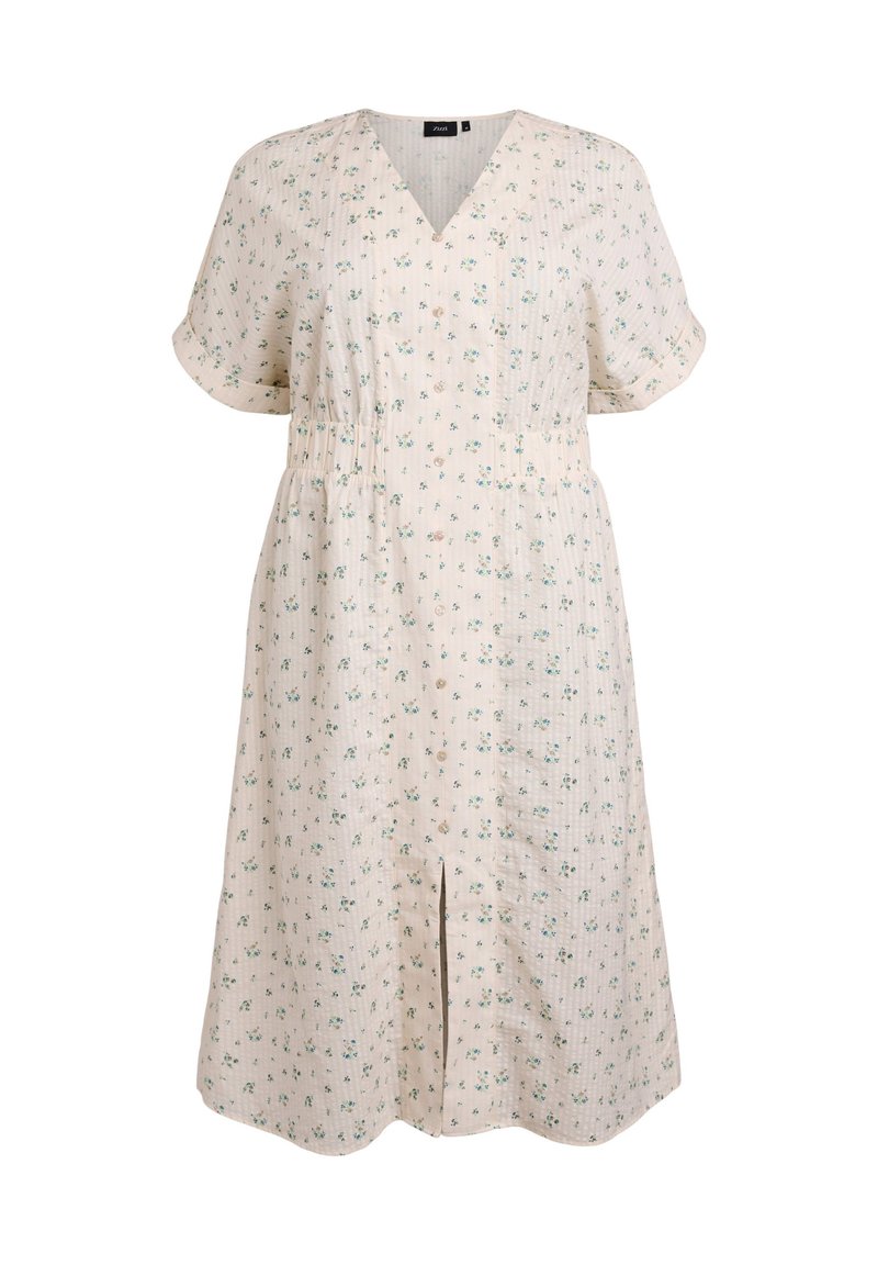 Zizzi Blousejurk crème