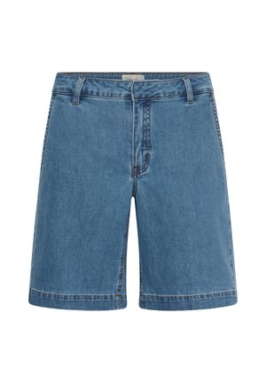 My Essential Wardrobe, MWLARA 115 LONG - Jeans Shorts - medium blue wash