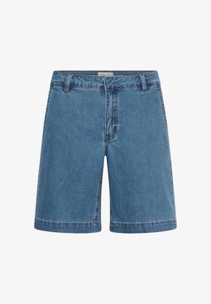 My Essential Wardrobe, MWLARA 115 LONG - Jeans Shorts - medium blue wash