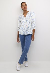 Kaffe KACLAIRE - Bluse - blue turtledove dot print