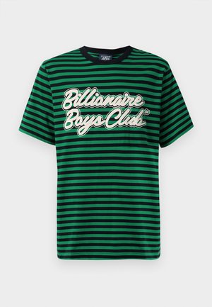 SCRIPT ASTRO STRIPE - T-shirt med print - green/black