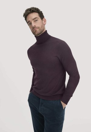 Strickpullover - schwarzbeere