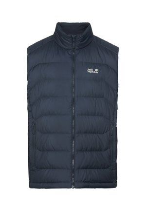 Jack Wolfskin, WILD PASS DOWN VEST M RDS - Bodywarmer - midnight sky