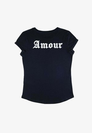 AMOUR GOTHIC - T-shirt print - dark blue