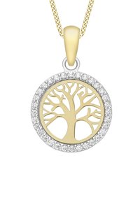 Lucardi LEBENSBAUM MIT ZIRKONIA  - Ketting - gold-coloured