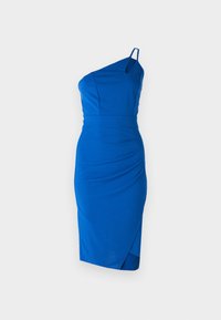 VALENCIA CUT OUT ONE SHOULDER MIDI DRESS - Koktajl obleka/za zabavo - electric blue