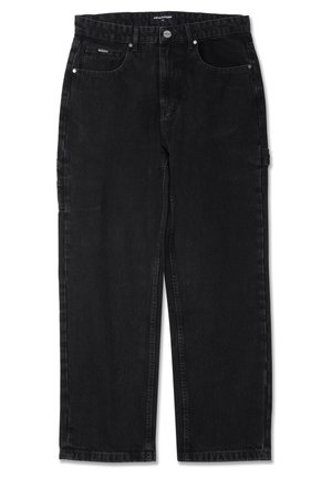 Pegador DRATO - Vrečaste kavbojke - washed black