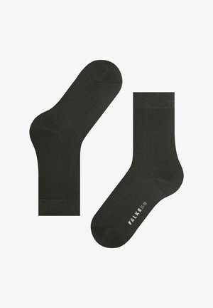 Czarne skarpetki do kostek wykonane z gładkiego, elastycznego materiału z prążkowanym mankietem. Posiadają logo nadrukowane na podeszwie.