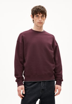 EMAAL Å ZICK ZACK - Sweatshirt - dark cranberry