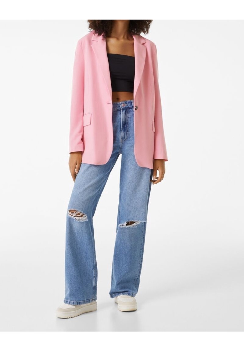 strapless open back dress Bianca & Bridgett Megan Blazer Dress - Pink main image 1