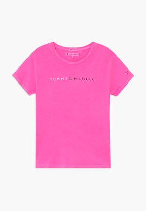 ESSENTIAL ROLL UP - Triko s potiskem - pink